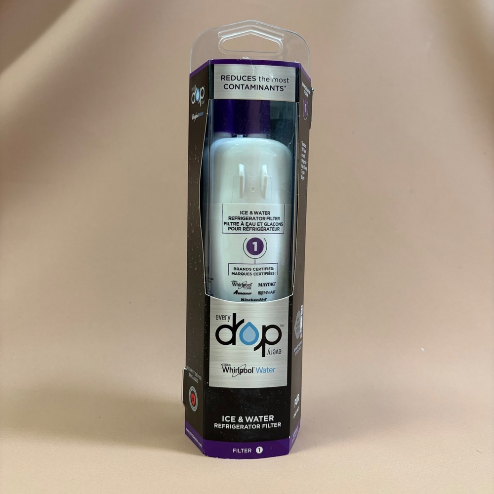 EveryDrop Whirlpool Refrigerator Water Filter 1 EDR1RXD1 W10295370A New